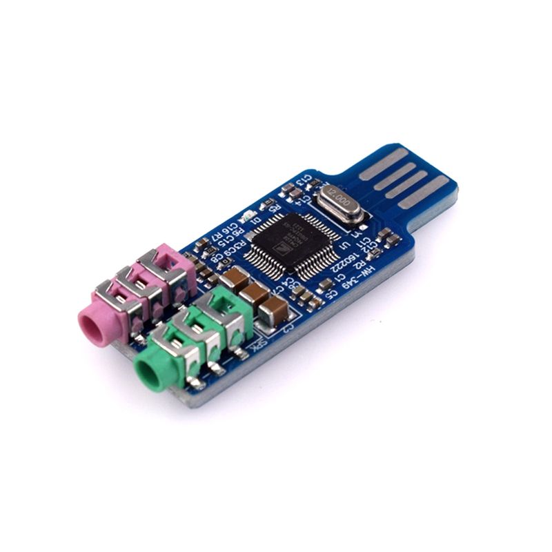 Usb Sound Card External - CM108 USB Audio Interface Module 2Pcs