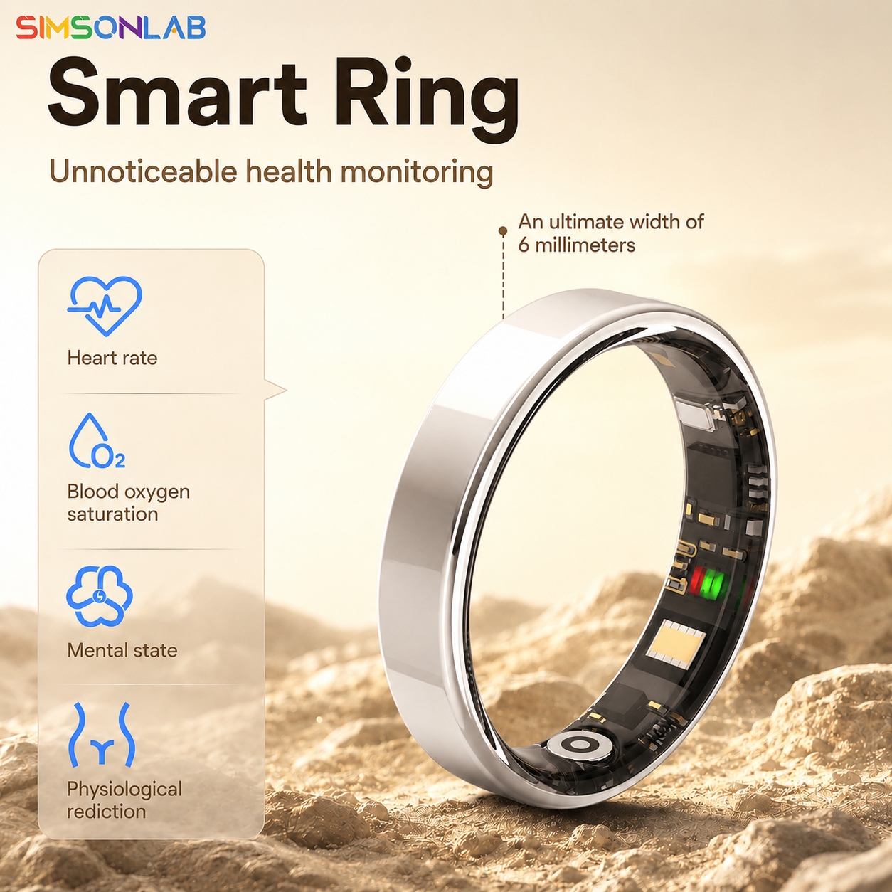 Smart Ring Health - NEW Smart Ring Health Tracker Sleep