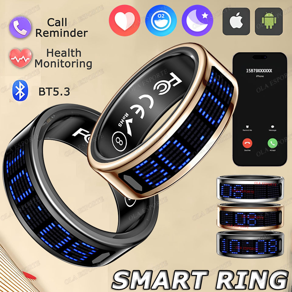 Smart Ring Health - SR16 Smart Ring 3D LED Display