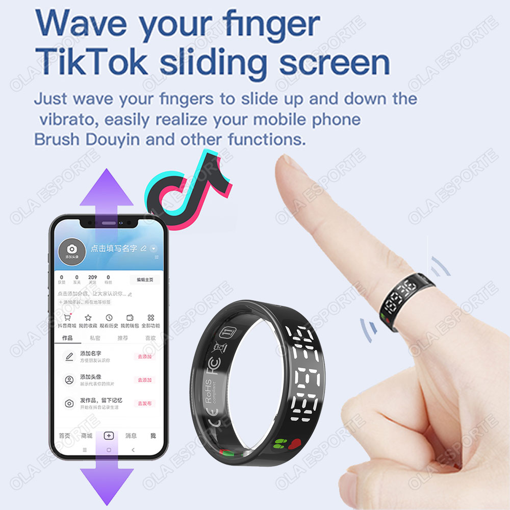 SR08 Smart Ring with Charging  - Smart Ring Health incelemesi ve fiyatı