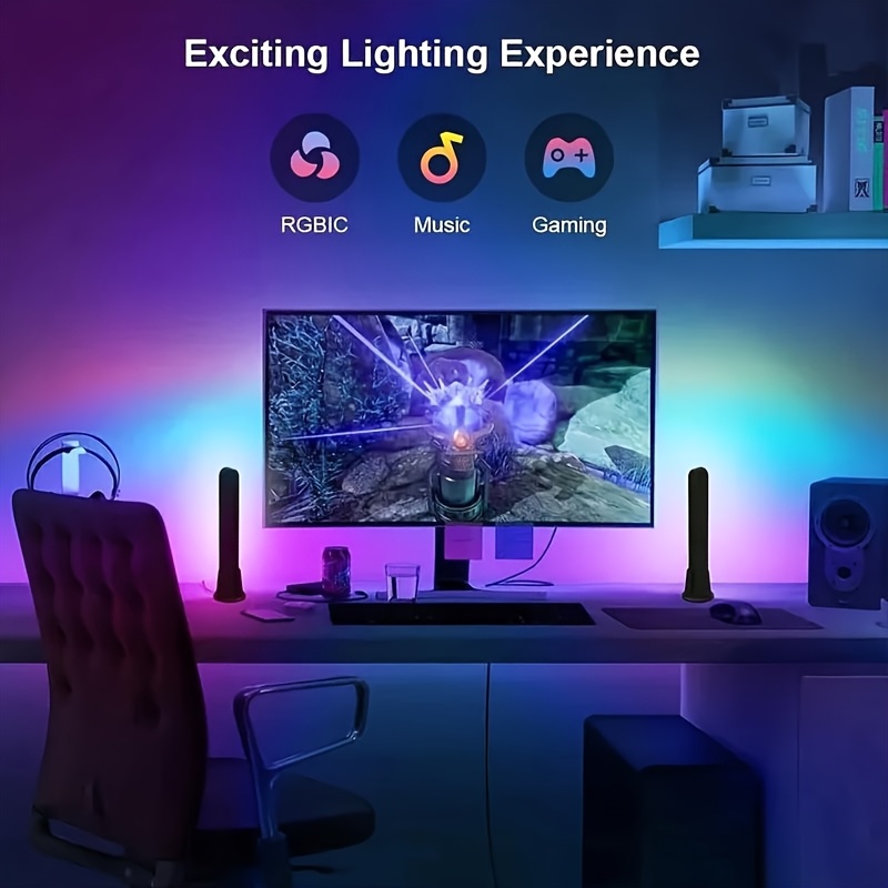 1pc Computer Desktop Decorativ - Rgb Desk Lamp Smart incelemesi ve fiyatı