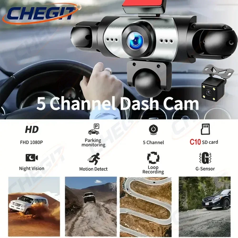 New 5Lens Dash cam 360° 1080P  - Panoramic Dash Cam 360 incelemesi ve fiyatı