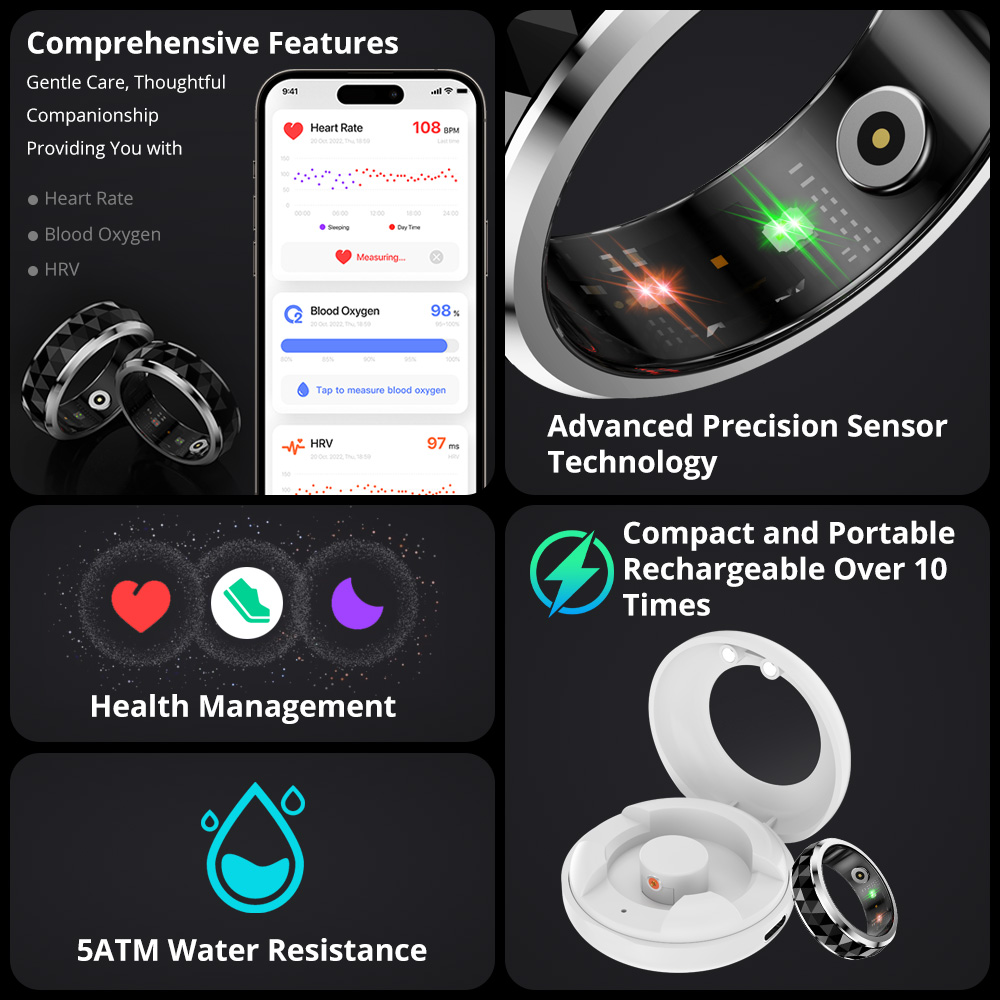 2024 COLMI R11 Smart Ring, Fid - Smart Ring Health incelemesi ve fiyatı