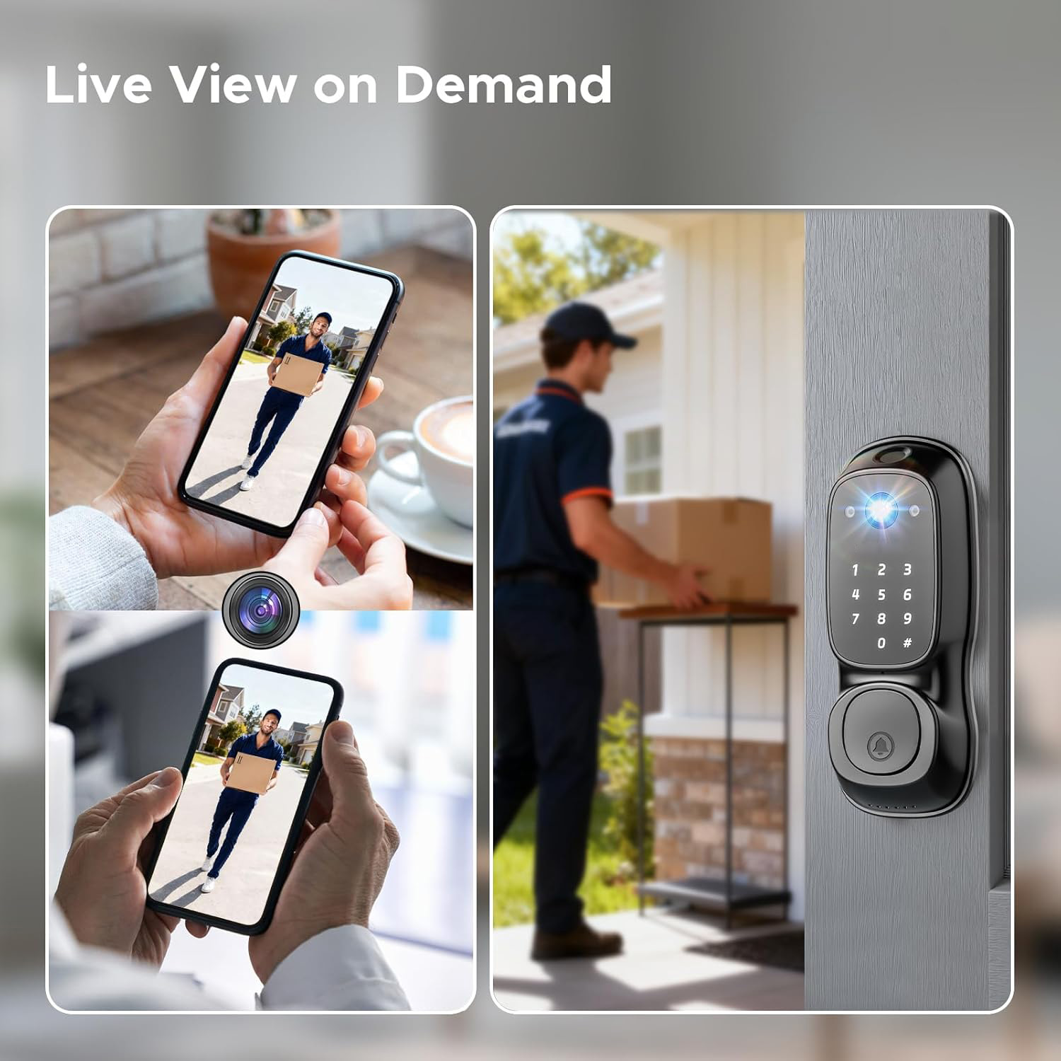 Tuya Wifi Smart Door Lock ‎Cam - Electronics & Gadgets Charging Gocable 8 In 1 Edc 100W Cable incelemesi ve fiyatı