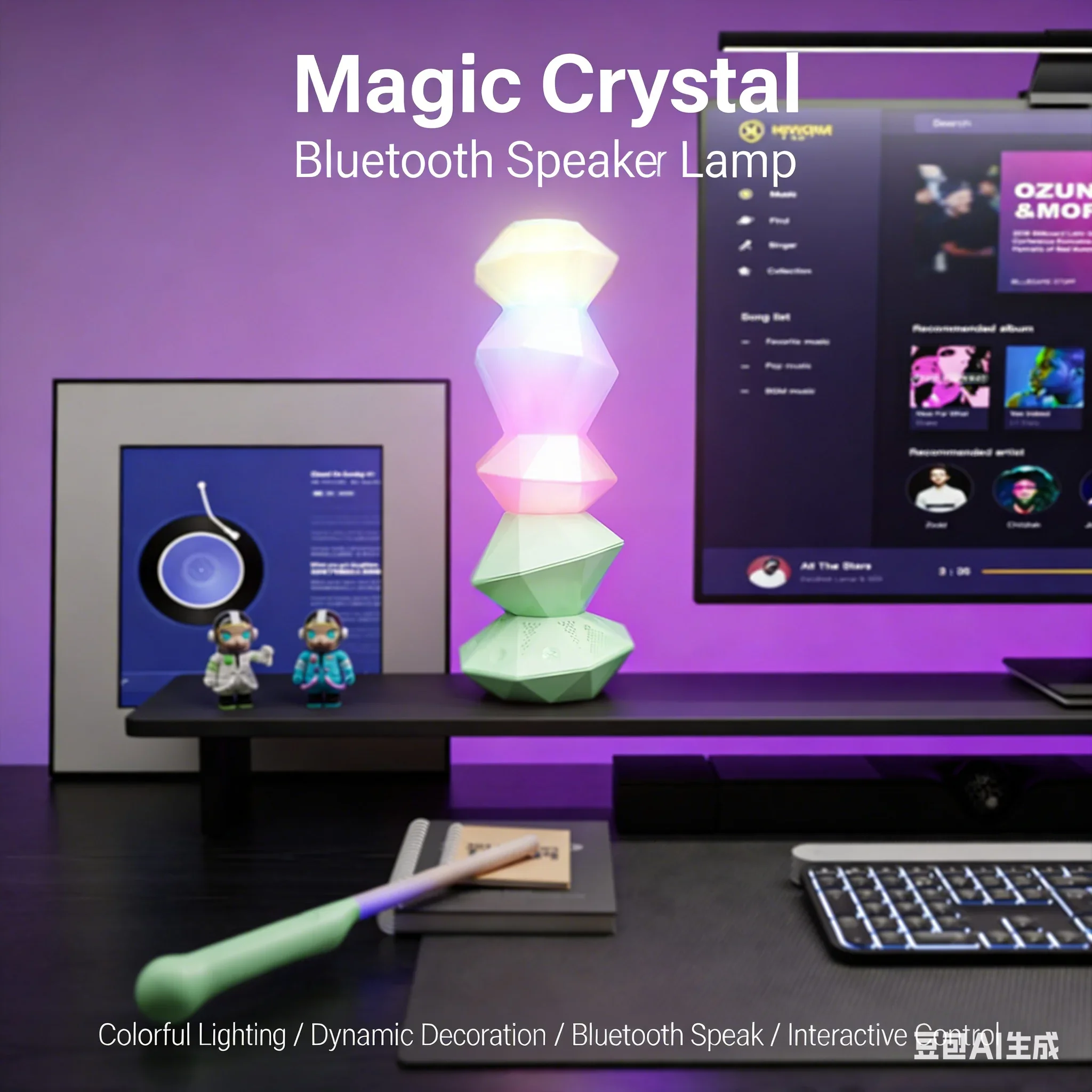 New Creative Smart Bluetooth S - Rgb Desk Lamp Smart incelemesi ve fiyatı