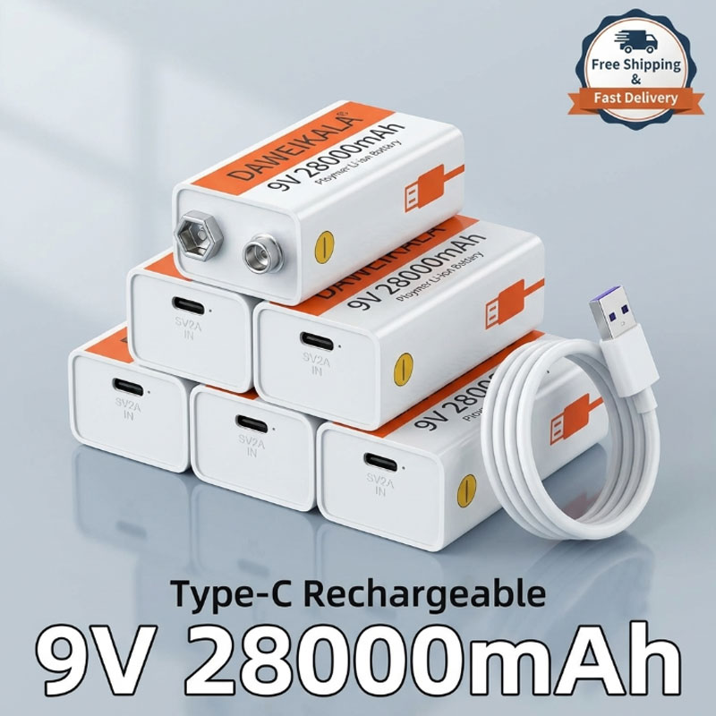 9V Type-C Rechargeable Battery - Electronics And Gadgets C incelemesi ve fiyatı