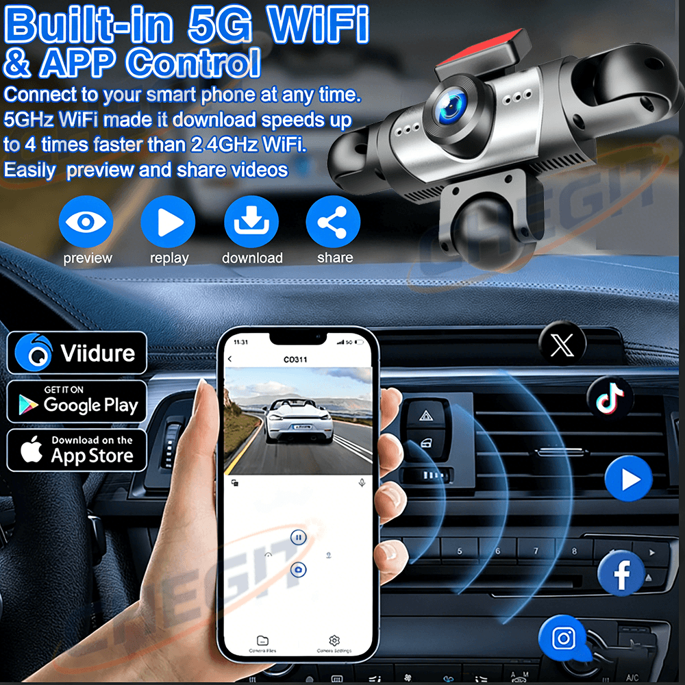 2026 NEW 3/5Camera Car DVR 108 - Panoramic Dash Cam 360 incelemesi ve fiyatı