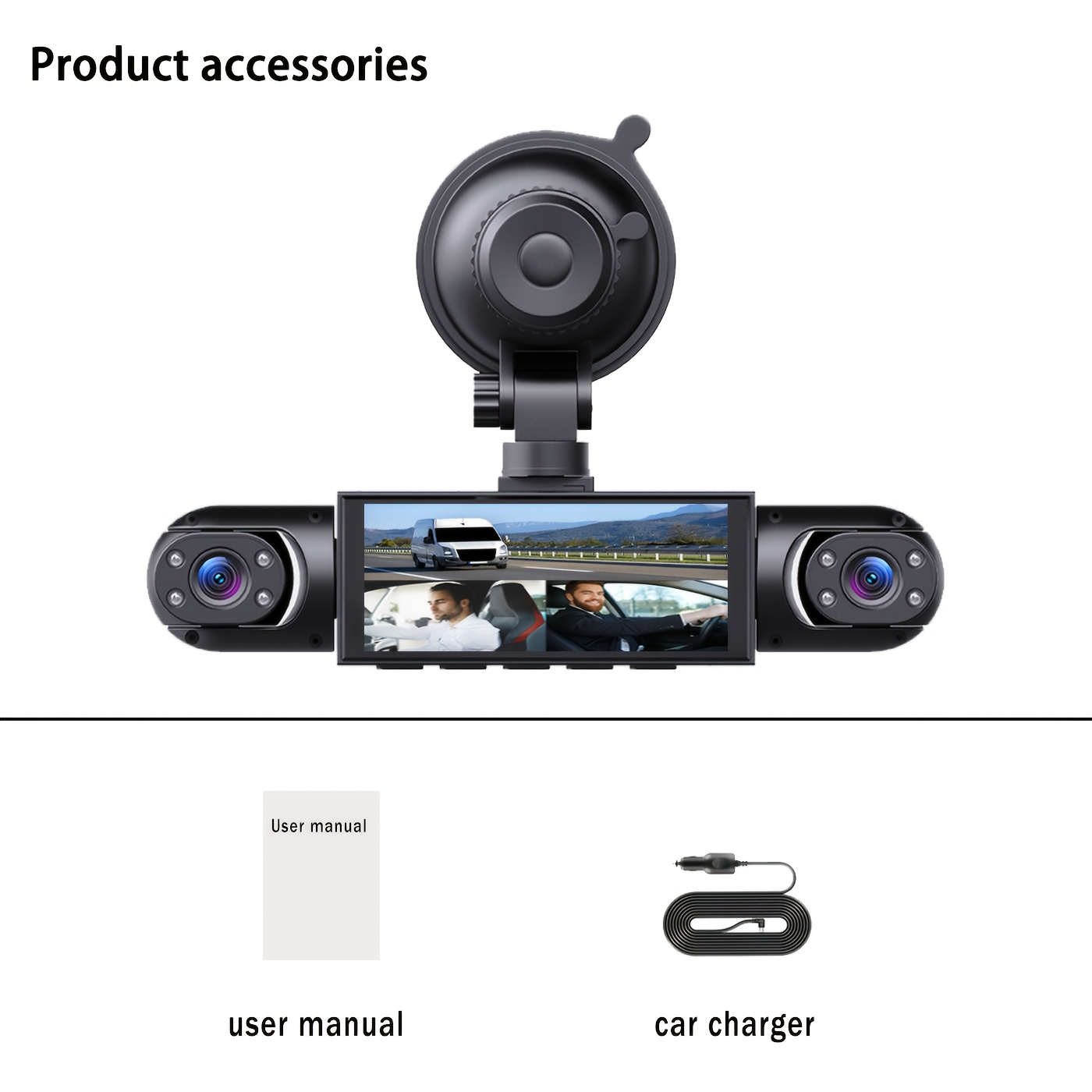 BCUOZ 360° Panoramic 3/4-chann - Panoramic Dash Cam 360 incelemesi ve fiyatı