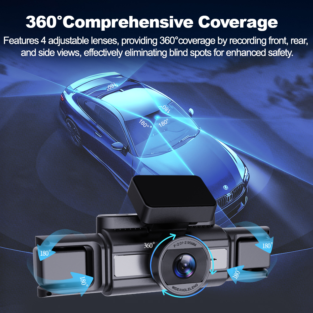 BEPOCAM 4 Channel Dash Cam 4K  - Panoramic Dash Cam 360 incelemesi ve fiyatı