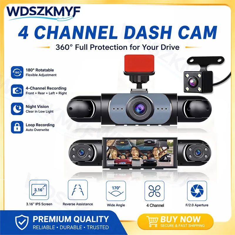 360° Panoramic DashCam 1080P 3 - Panoramic Dash Cam 360 incelemesi ve fiyatı