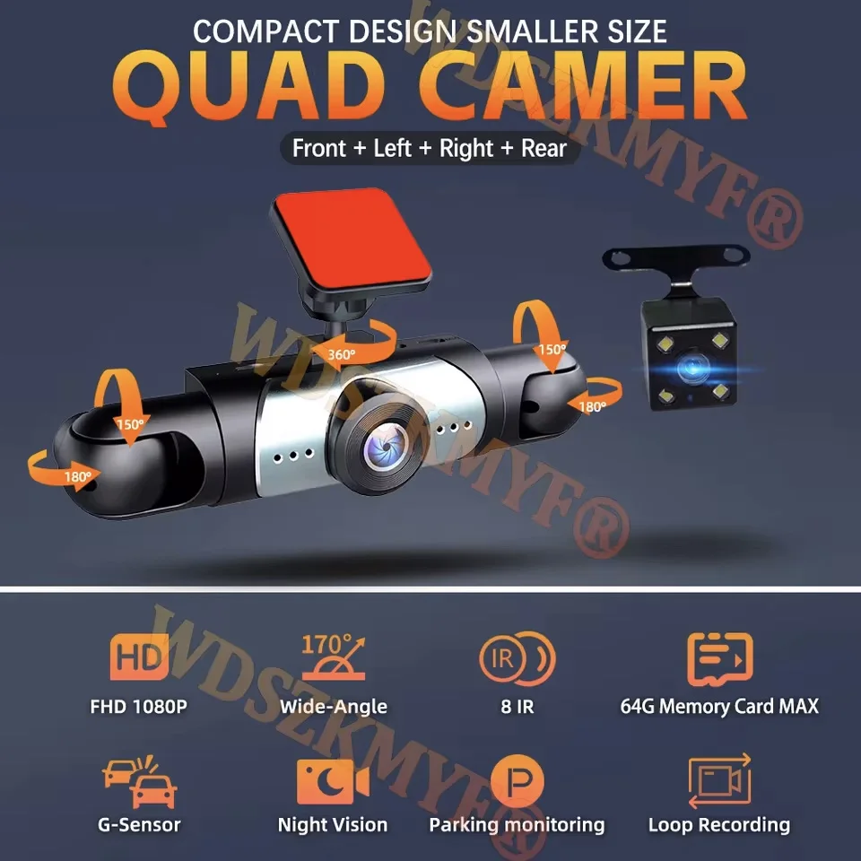 360° Panoramic DashCam 1080P 3 - Panoramic Dash Cam 360 incelemesi ve fiyatı
