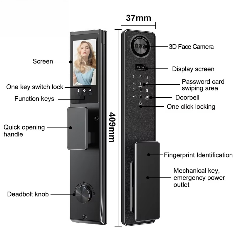 Tuya WiFi Smart Door Lock, Hom - Electronics & Gadgets Charging Gocable 8 In 1 Edc 100W Cable incelemesi ve fiyatı