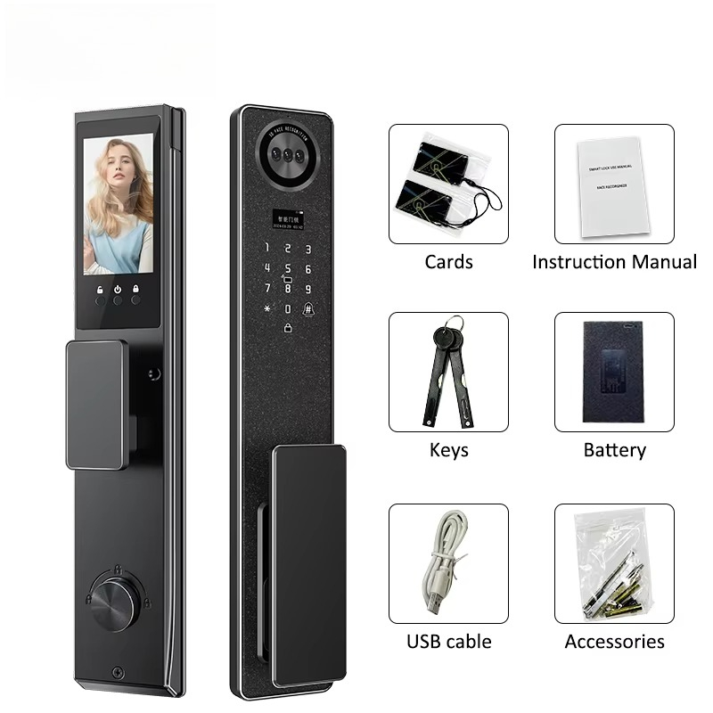 Tuya WiFi Smart Door Lock, Hom - Electronics & Gadgets Charging Gocable 8 In 1 Edc 100W Cable incelemesi ve fiyatı