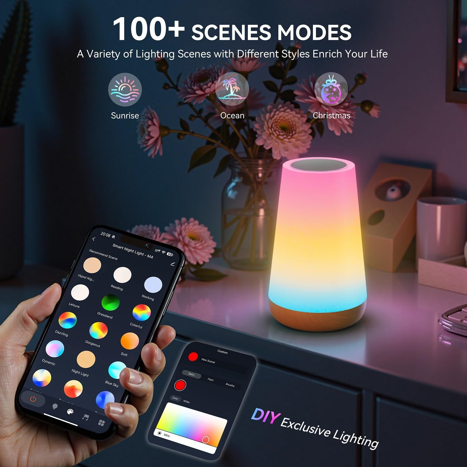 USB Rechargeable Tuya WiFi Sma - Rgb Desk Lamp Smart incelemesi ve fiyatı