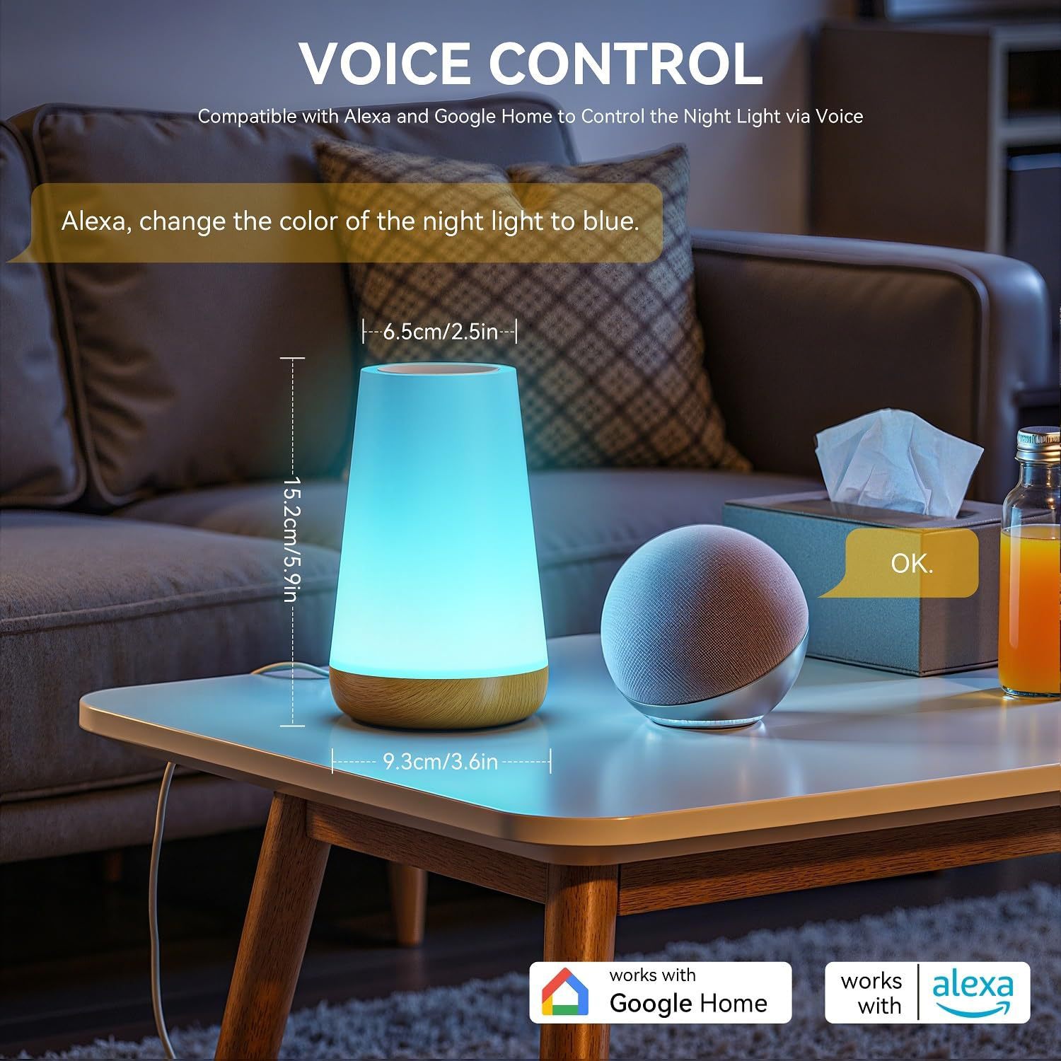 USB Rechargeable Tuya WiFi Sma - Rgb Desk Lamp Smart incelemesi ve fiyatı