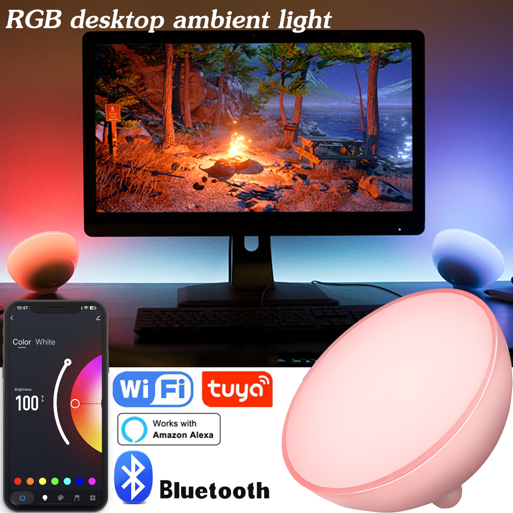 WiFi+Bluetooth Smart Portable  - Rgb Desk Lamp Smart incelemesi ve fiyatı