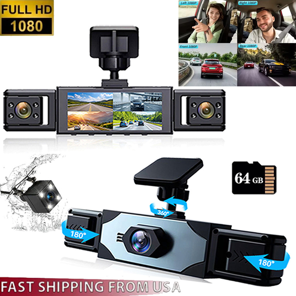 4 Channel HD 1080P 360° Dash C - Panoramic Dash Cam 360 incelemesi ve fiyatı