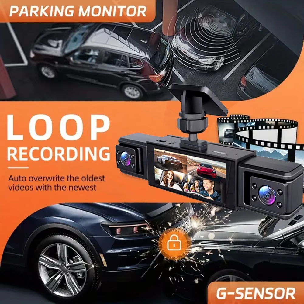 4 Channel HD 1080P 360° Dash C - Panoramic Dash Cam 360 incelemesi ve fiyatı
