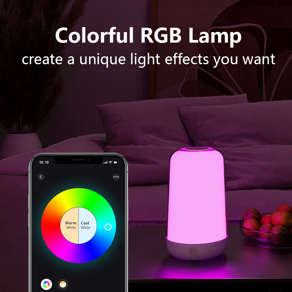 Smart Touch Bedside Table Lamp - Rgb Desk Lamp Smart incelemesi ve fiyatı