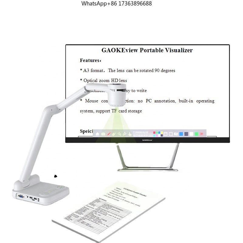 Gaoke A3A4 Mini Scanner Docume - Document Camera Visualizer incelemesi ve fiyatı