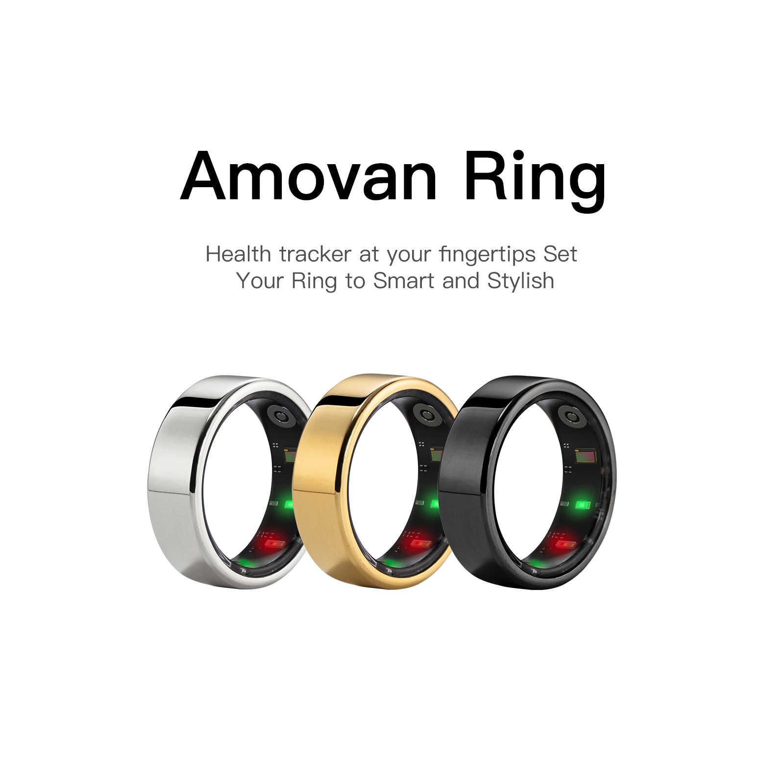 Stylish Men’s Smart Sport Ring - Smart Ring Health incelemesi ve fiyatı