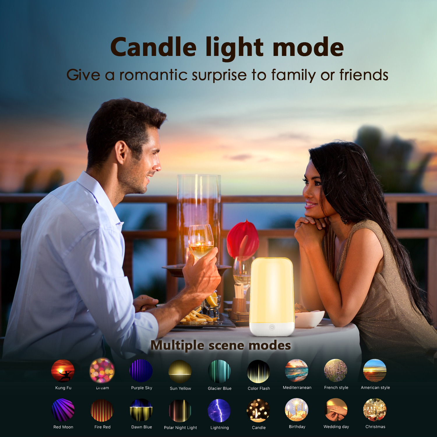 Smart Touch LED Night Light RG - Rgb Desk Lamp Smart incelemesi ve fiyatı