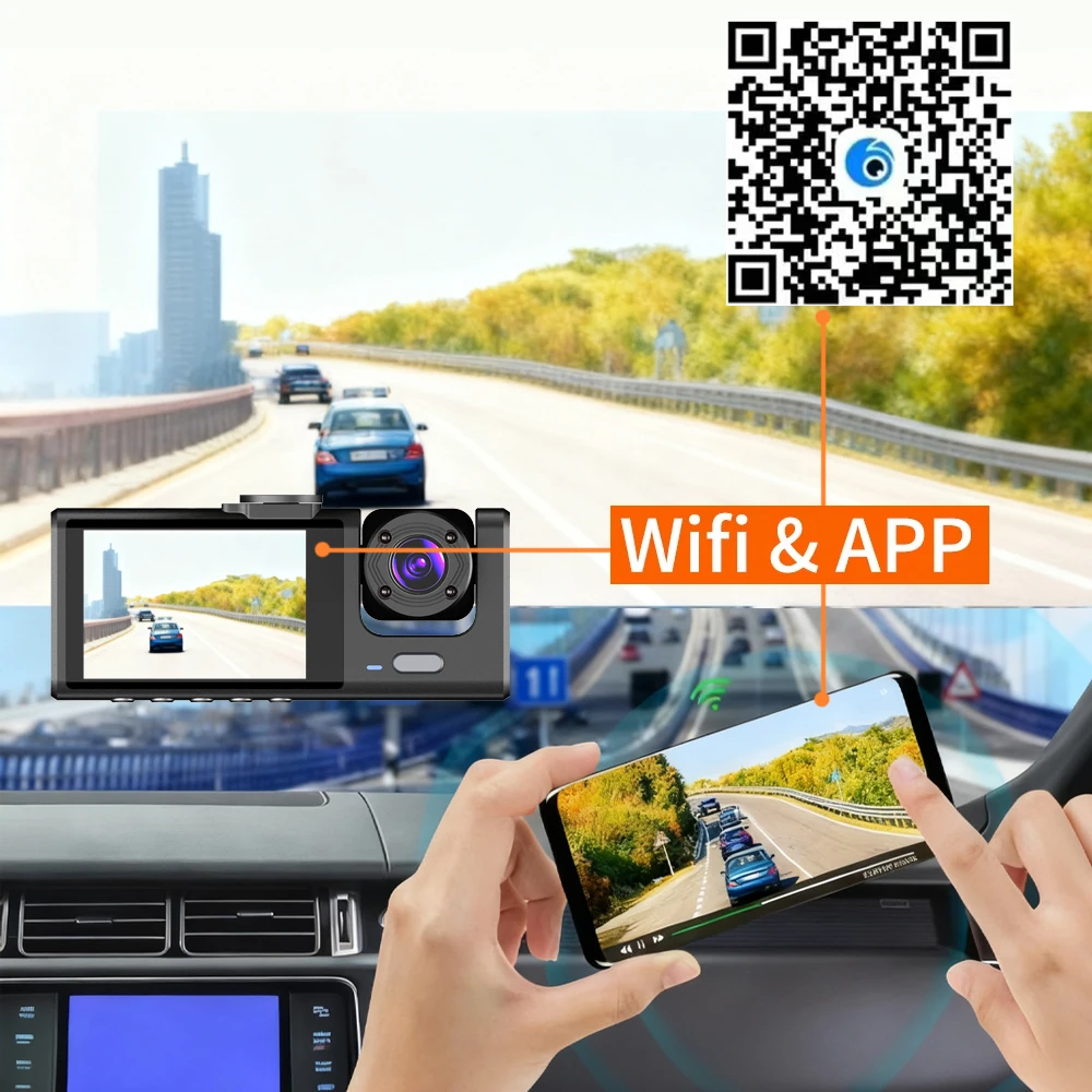 Dash Cam 3 Channel Car 360°All - Panoramic Dash Cam 360 incelemesi ve fiyatı