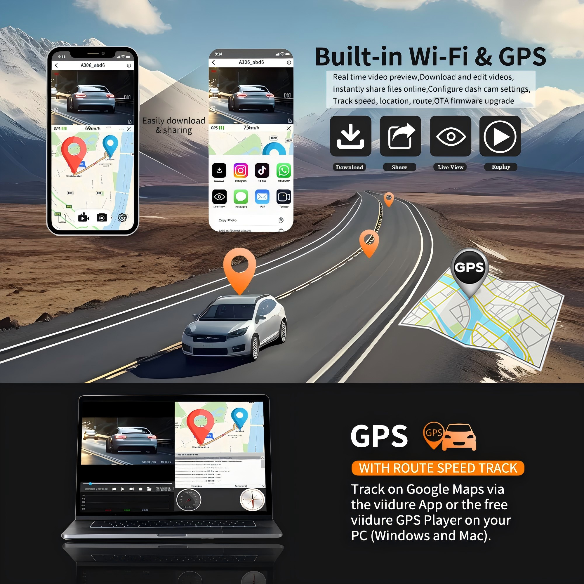 Car Dash Cam 4 Channel Driving - Panoramic Dash Cam 360 incelemesi ve fiyatı