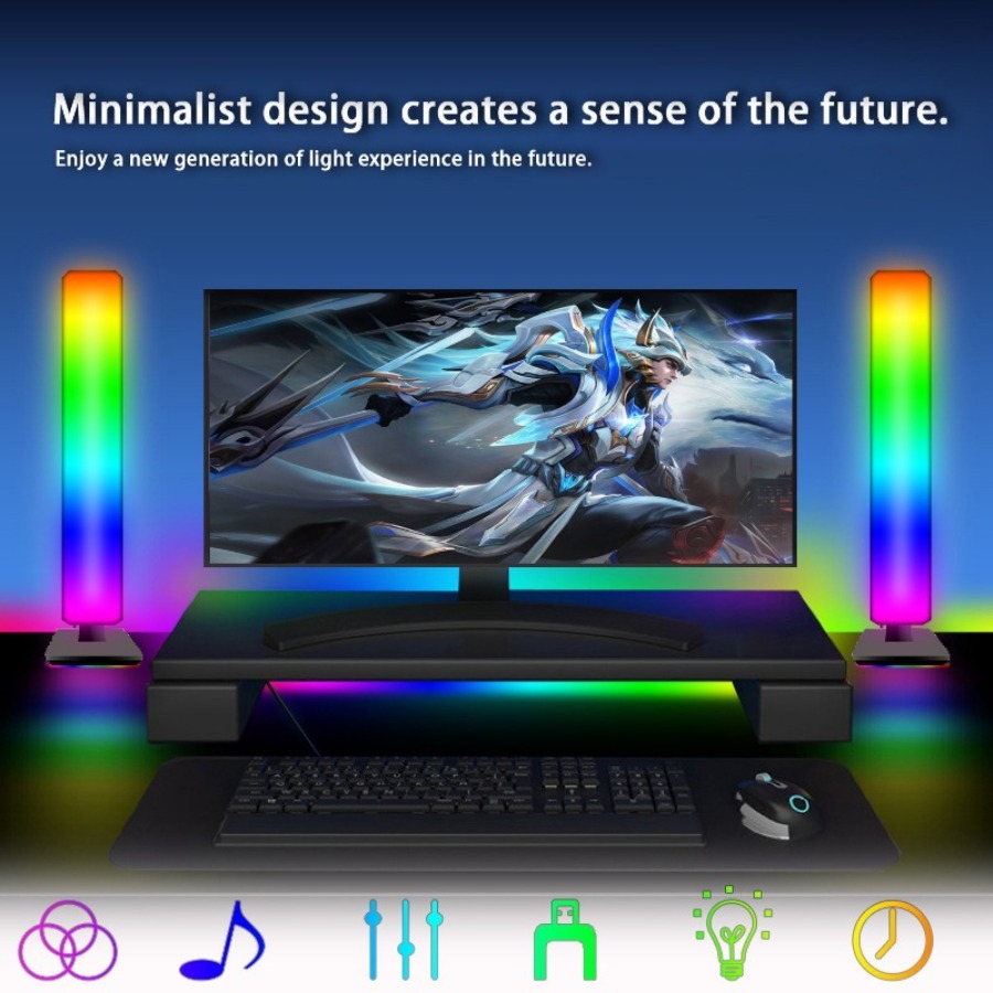 Smart Tuya RGB Gaming Atmosphe - Rgb Desk Lamp Smart incelemesi ve fiyatı