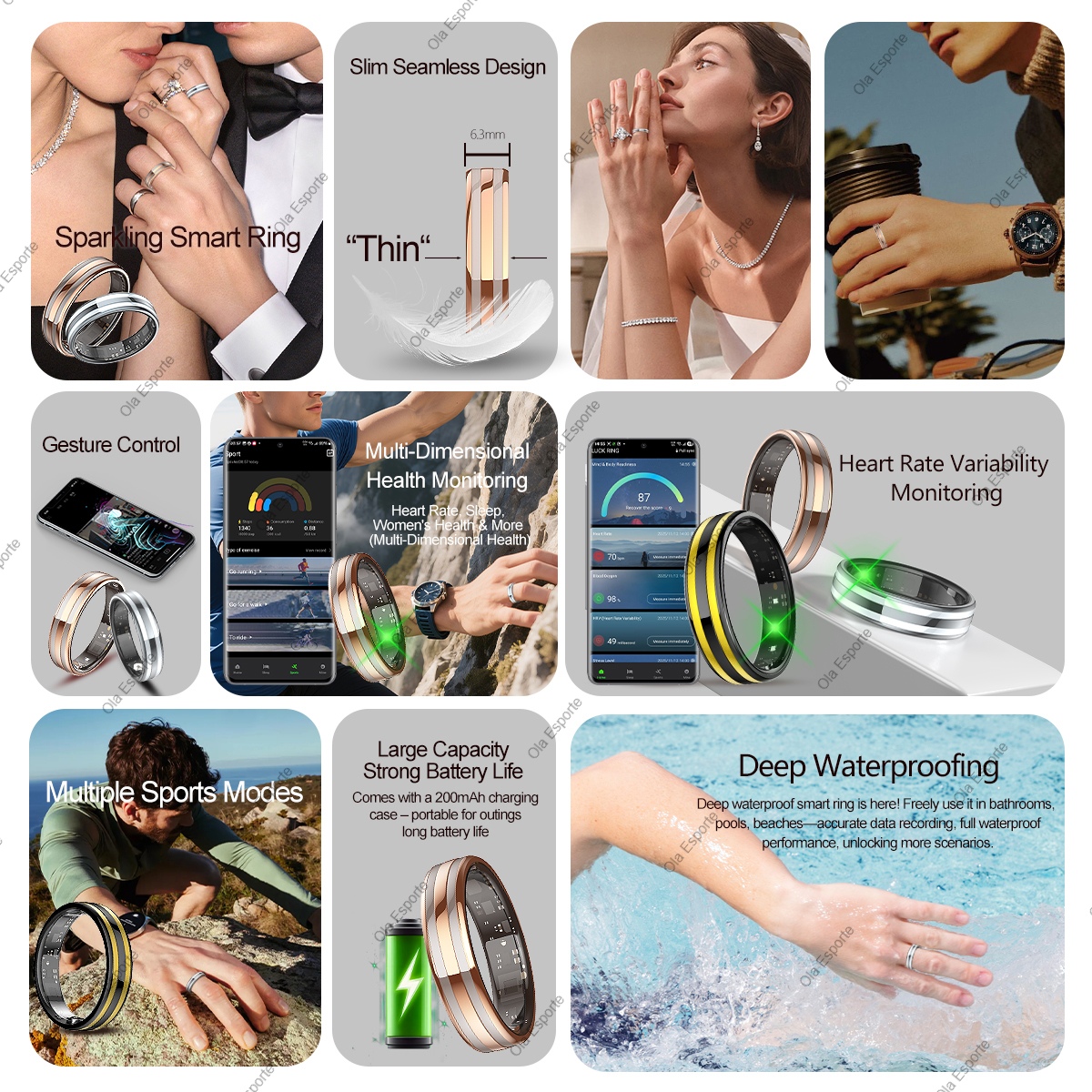 New Smart Ring Female Health T - Smart Ring Health incelemesi ve fiyatı