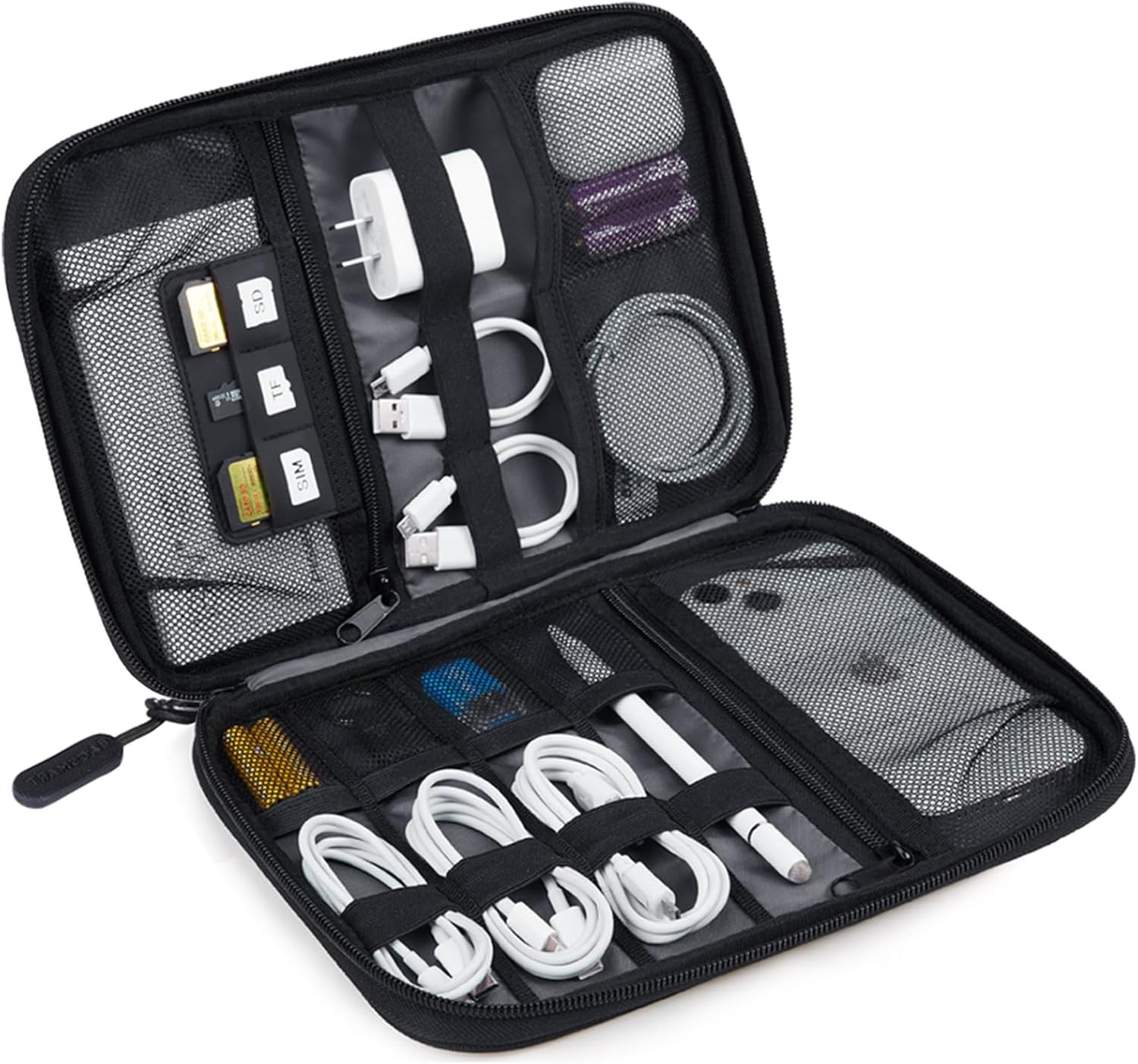 Large Electronics Travel Organ - Electronics & Gadgets Charging Gocable 8 In 1 Edc 100W Cable incelemesi ve fiyatı