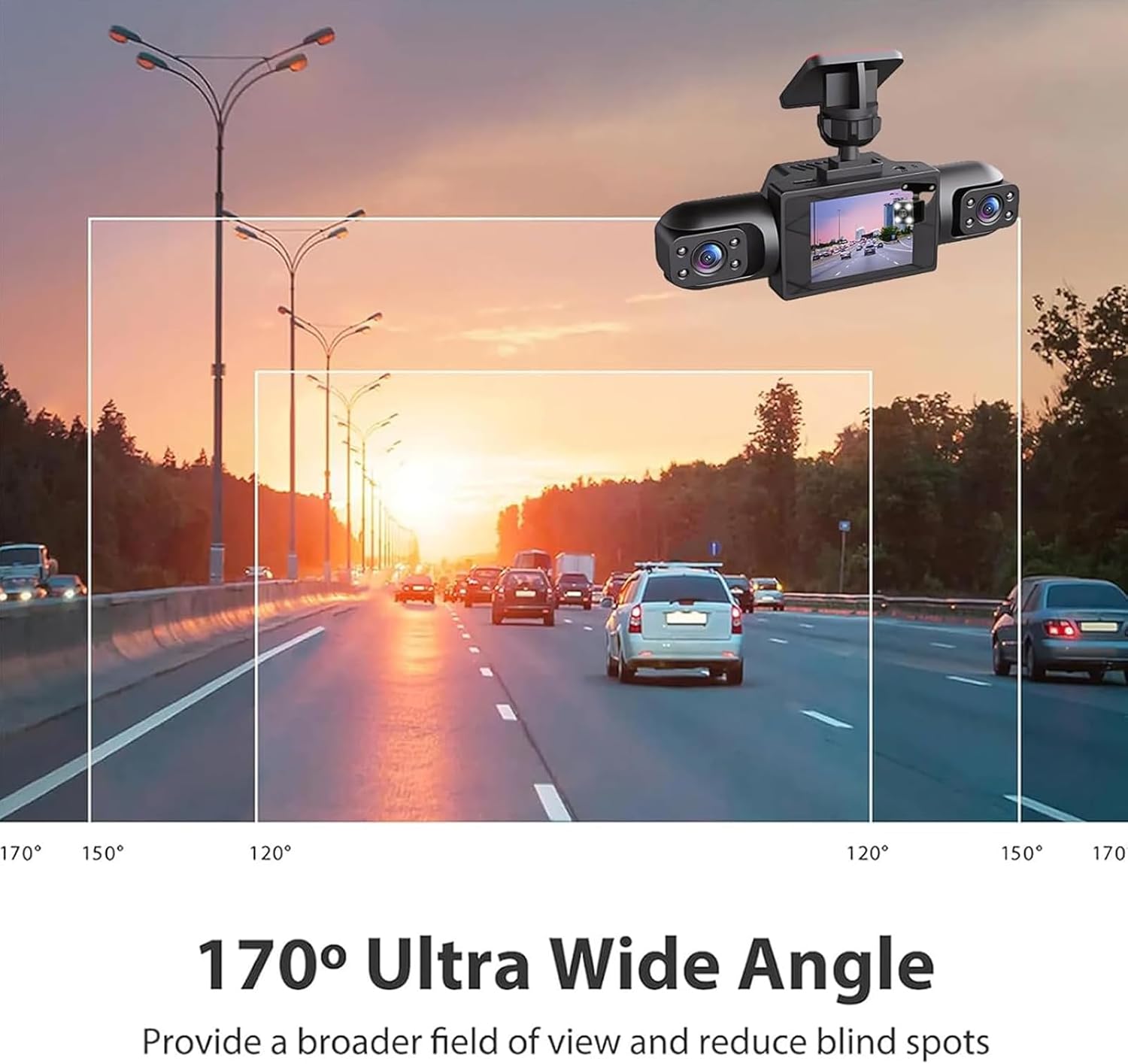 All-Round 360 Degree 1080P Pan - Panoramic Dash Cam 360 incelemesi ve fiyatı