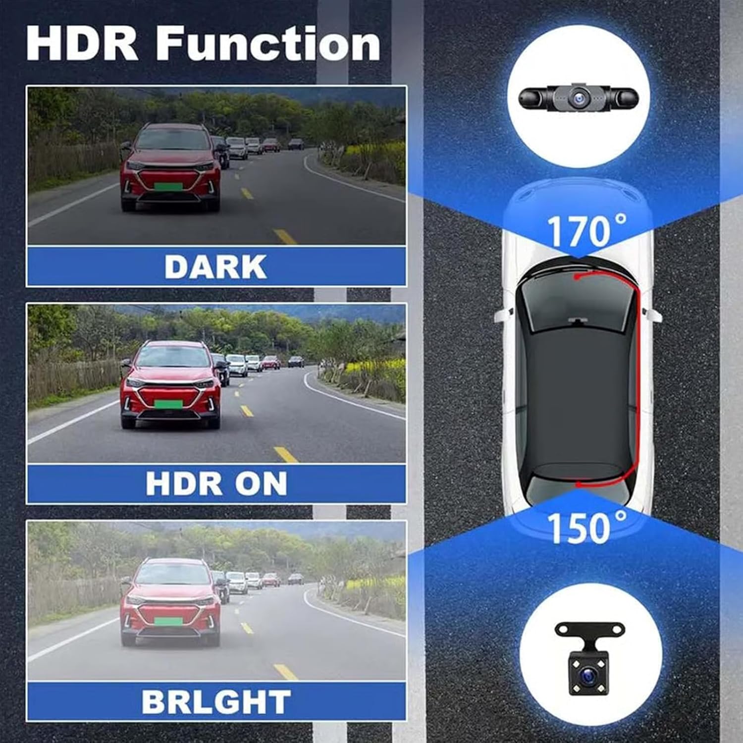 All-Round 360 Degree 1080P Pan - Panoramic Dash Cam 360 incelemesi ve fiyatı
