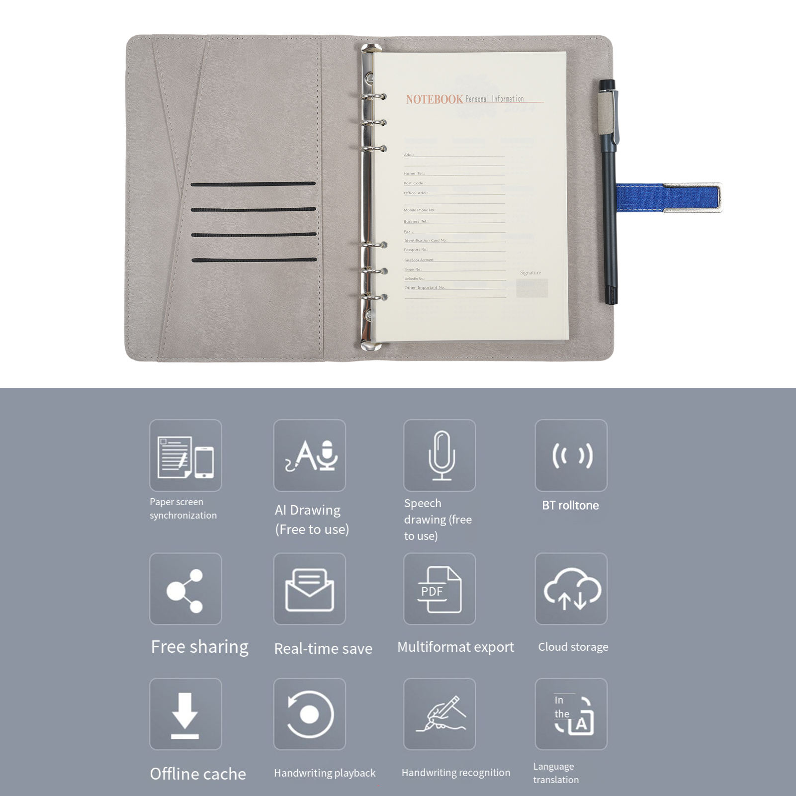 Smart Pen  A5 Leather Notebook - Smart Pen Digital incelemesi ve fiyatı