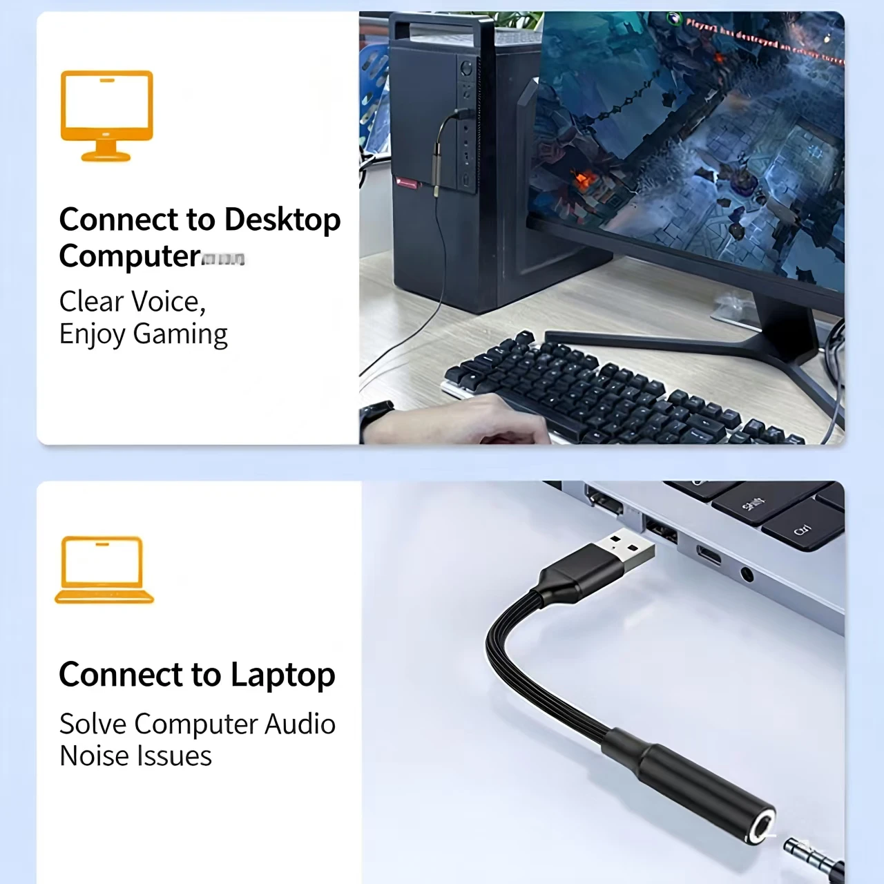 USB to 3.5mm Audio AUX Cable A - Usb Sound Card External incelemesi ve fiyatı