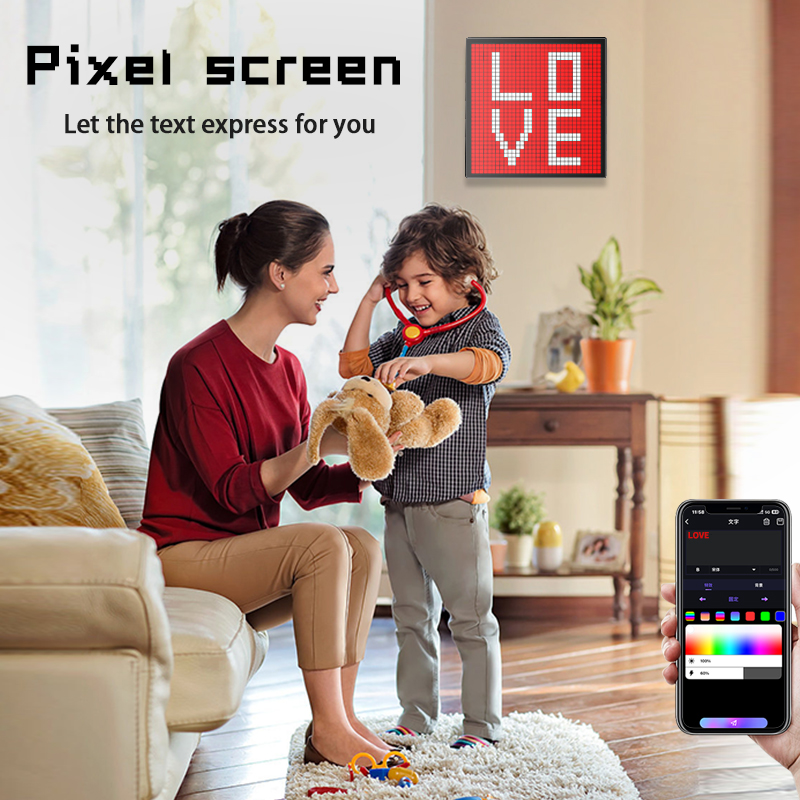 Smart LED Pixel Display,32X32， - Rgb Desk Lamp Smart incelemesi ve fiyatı