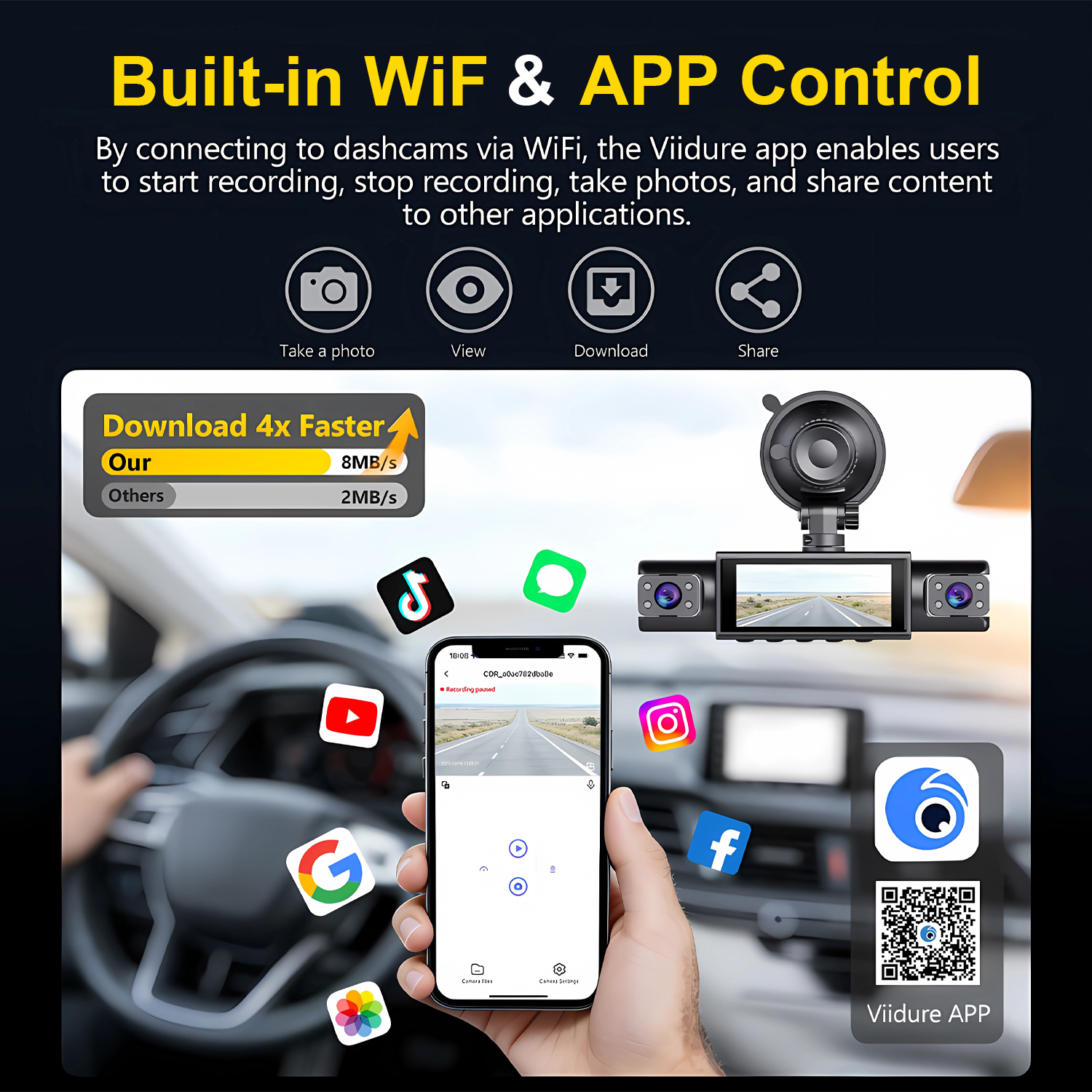 4 Channel UHD 1080P Car DVR 4- - Panoramic Dash Cam 360 incelemesi ve fiyatı