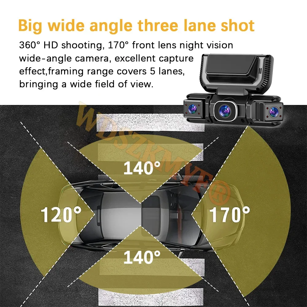 360 Degrees 4Camera Front Left - Panoramic Dash Cam 360 incelemesi ve fiyatı